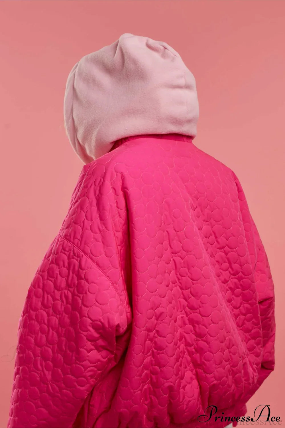 Detachable Hood Color-Block Paneled Padded Hoodie image 6
