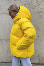 Heavy Duty Zipped Hooded Puffer Jacket image 24
