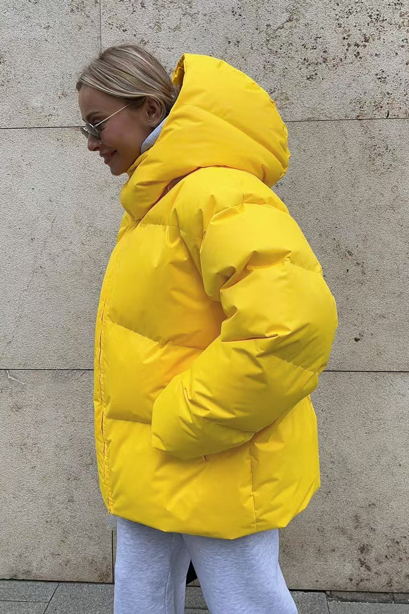 Heavy Duty Zipped Hooded Puffer Jacket image 24