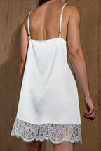 Sexy Lace Trim Cami A Line Mini Dress image 2