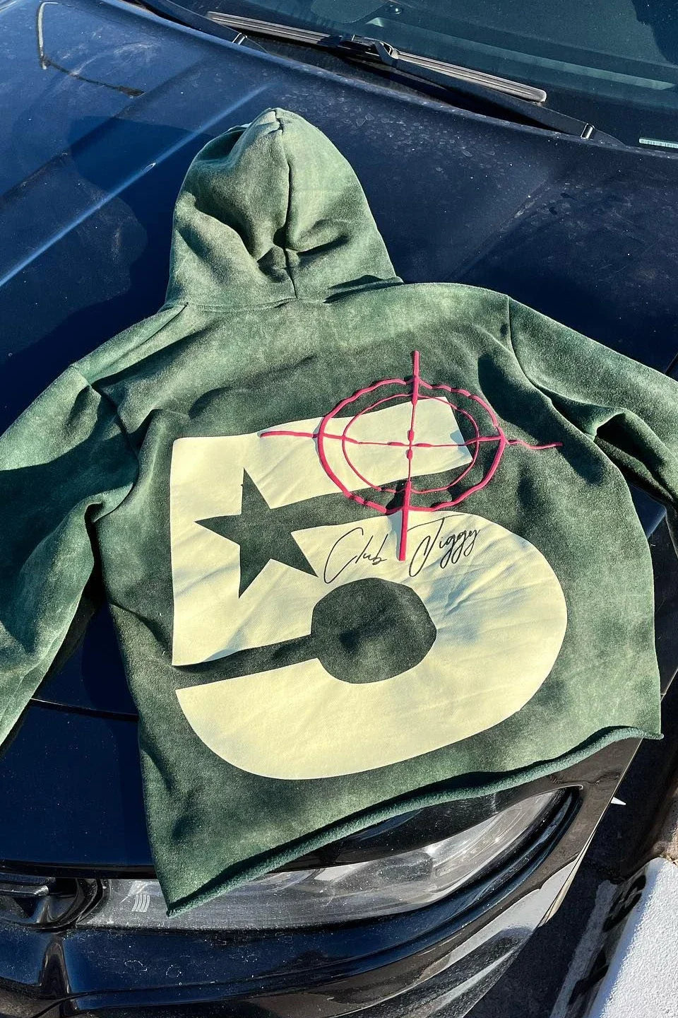 Graphic Print Oversized Hoodie image 2