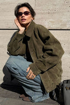 Zip Up Vintage Lapel Jacket image 4