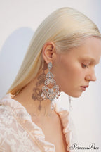 Diamante Elegant Statement Earrings image 6