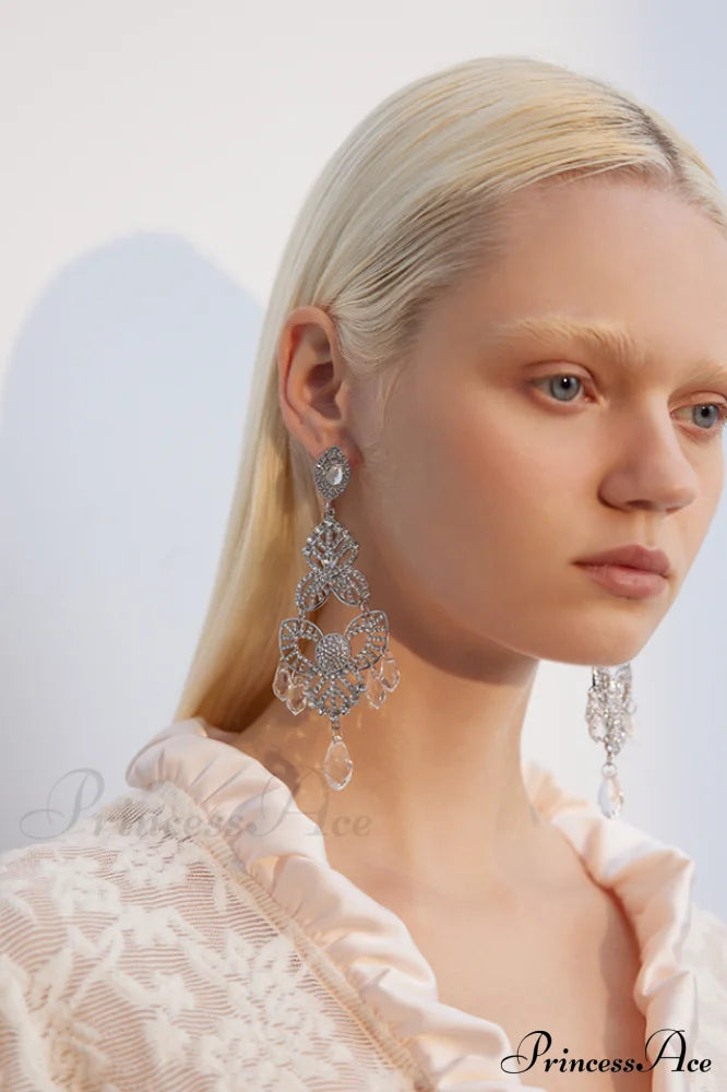 Diamante Elegant Statement Earrings image 5