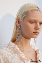 Diamante Elegant Statement Earrings image 5