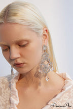 Diamante Elegant Statement Earrings image 2