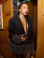 Diamond Blazer Two-Piece Suit Coat image 2