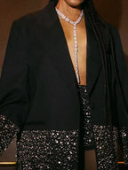 Diamond Blazer Two-Piece Suit Coat image 4