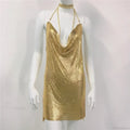 Diamond Halter Sequin Party Dress image 6