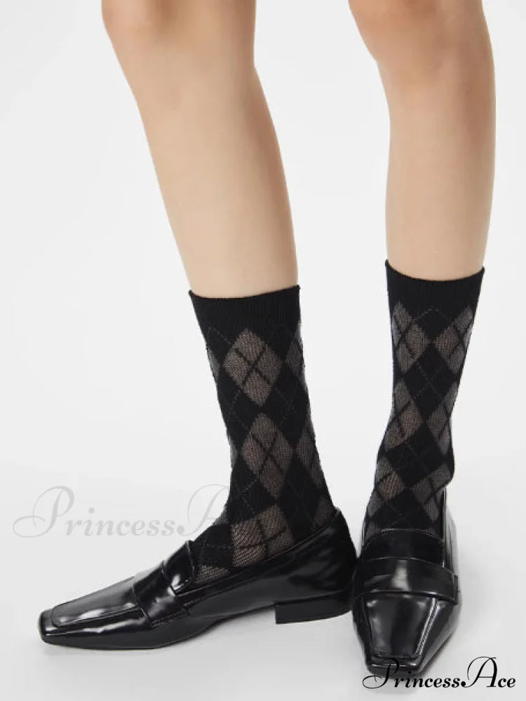 Diamonds Mid Graceful Calf Socks image 1