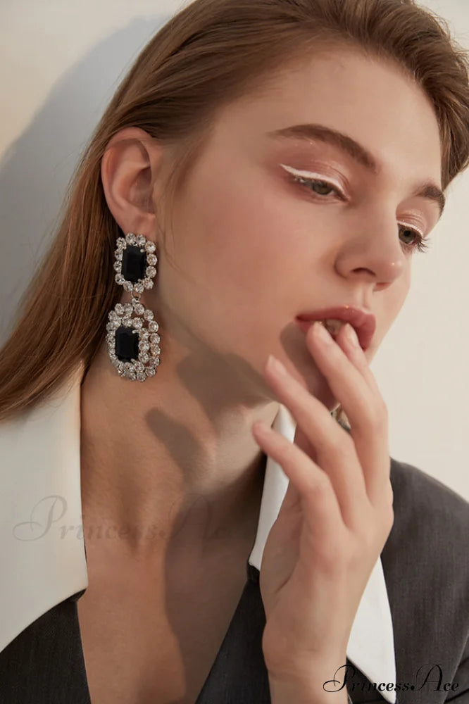 Dimond Elegant Dangle Earrings image 4