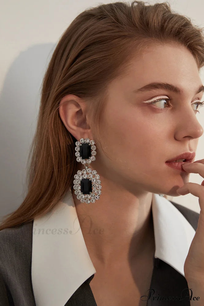 Dimond Elegant Dangle Earrings image 1