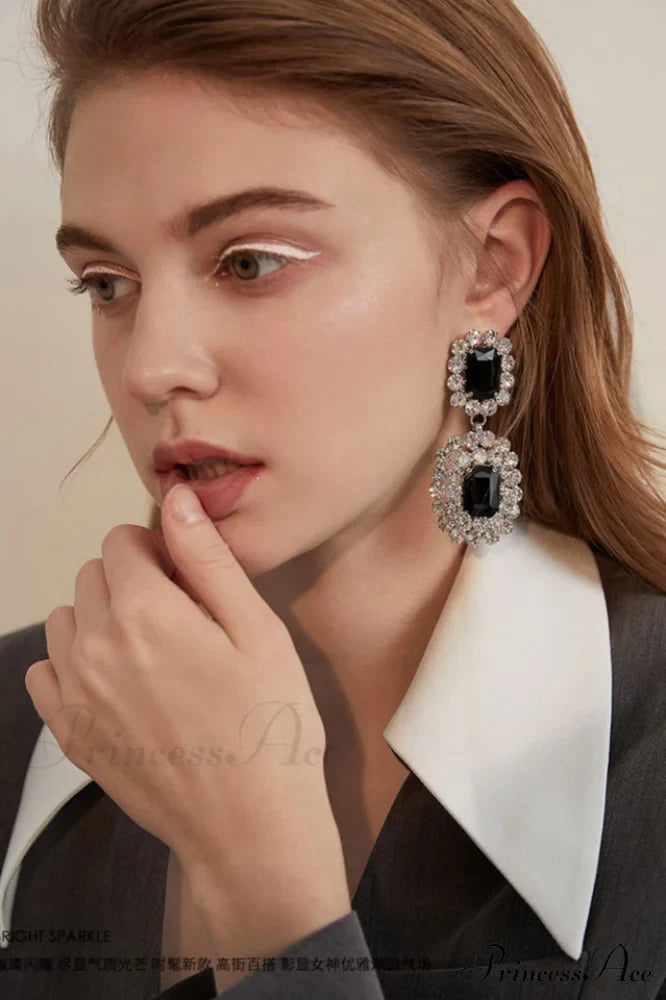 Dimond Elegant Dangle Earrings image 5