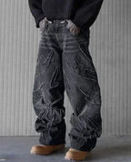 Distressed Gothic Vintage Baggy Pant image 2