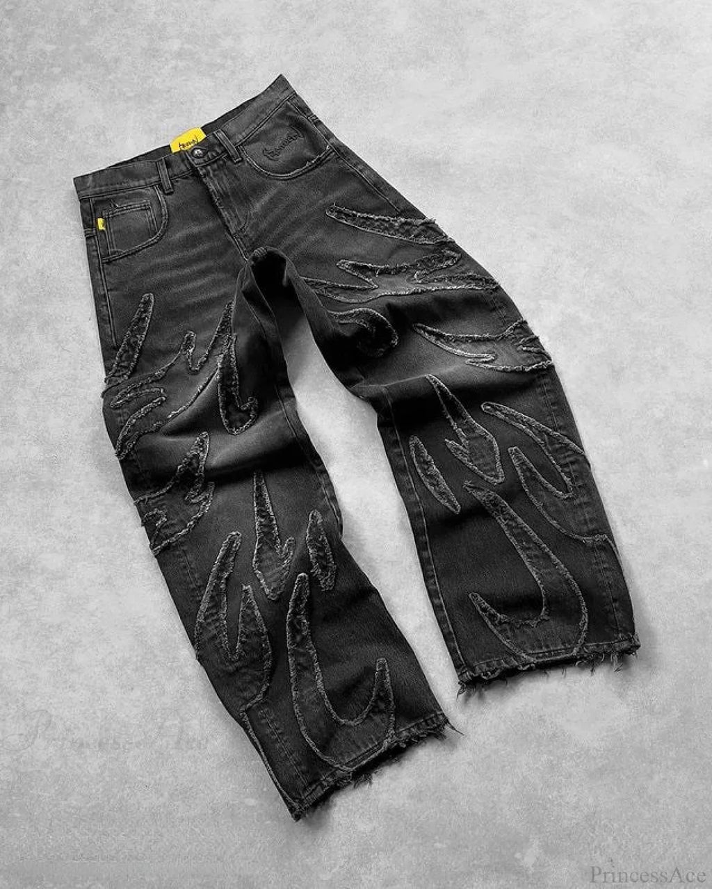 Distressed Gothic Vintage Baggy Pant image 4