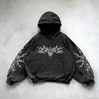 Divin Embroidery Zip Up Hoodie image 4