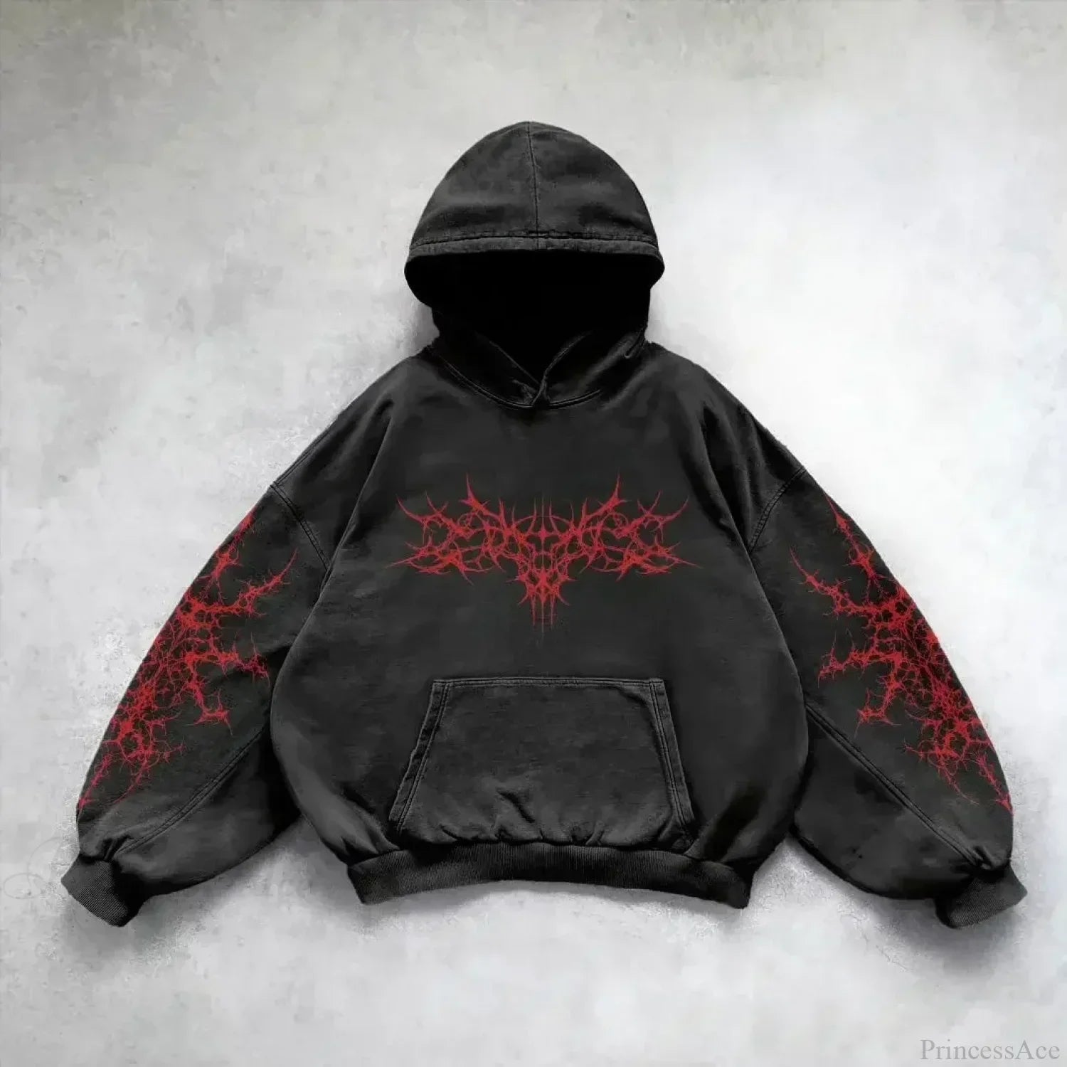 Divin Embroidery Zip Up Hoodie image 8