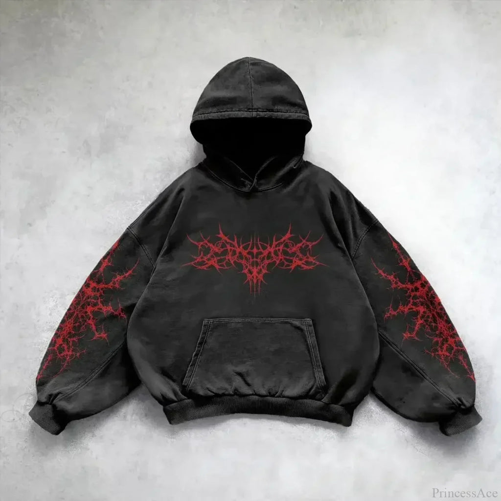 Divin Embroidery Zip Up Hoodie image 5