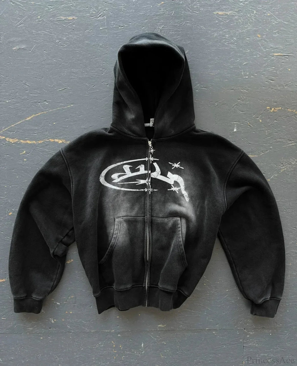 Divin Embroidery Zip Up Hoodie image 11