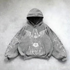 Divin Embroidery Zip Up Hoodie image 7