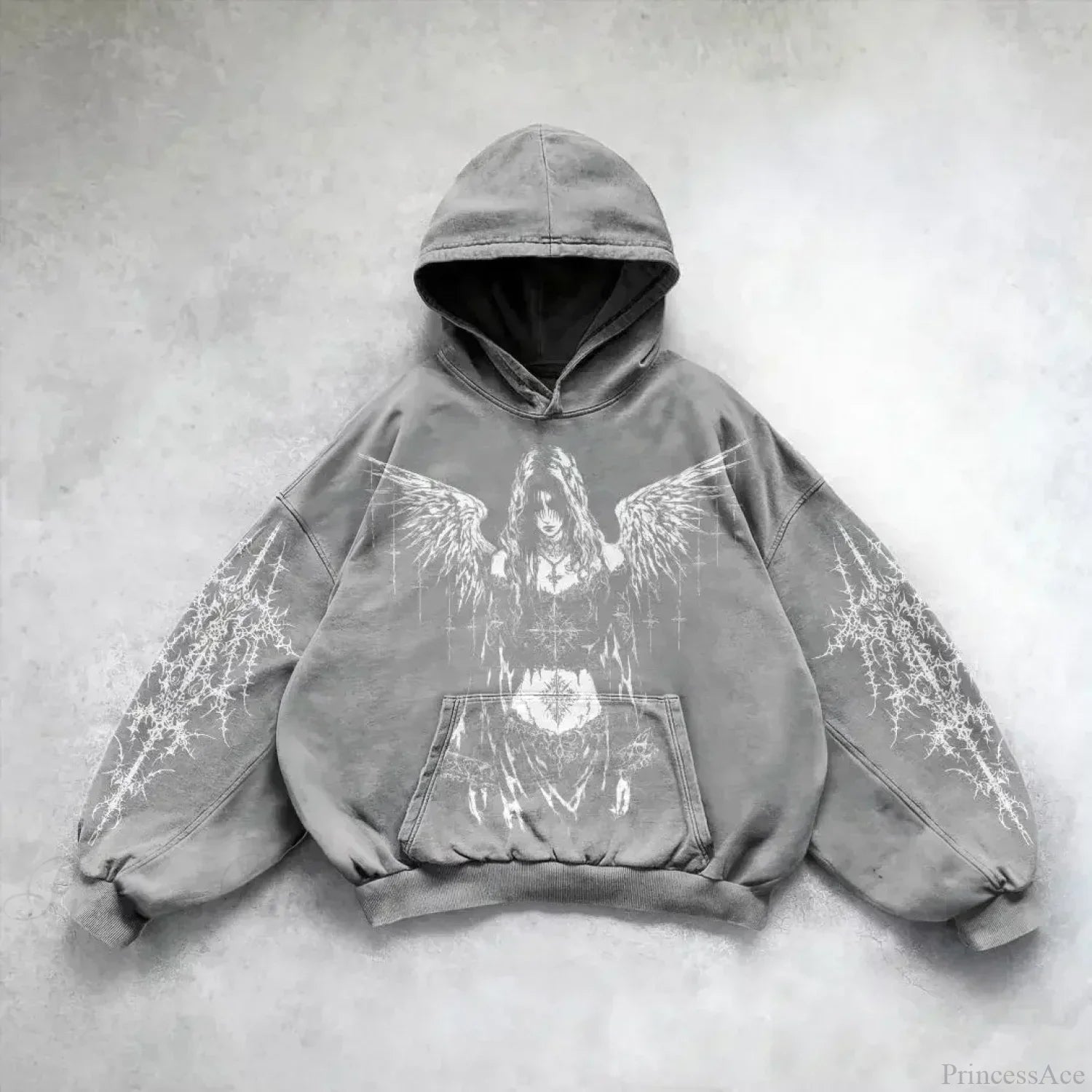 Divin Embroidery Zip Up Hoodie image 7