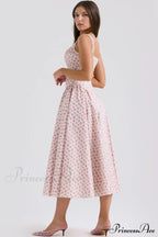 Dorothy White Stylish Rosebud Print Sundress image 9