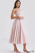 Dorothy White Stylish Rosebud Print Sundress image 8