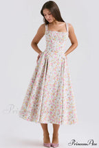 Dorothy White Stylish Rosebud Print Sundress image 2