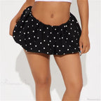 Dot Pattern Low Rise Skirt image 1