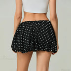 Dot Pattern Low Rise Skirt image 5