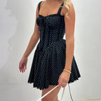 Dot Print Corset Mini Dress image 2