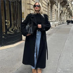 Double-Breasted Belted Oversized Overcoat image 2