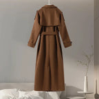 Double-Breasted Wool Belted Overcoat image 4