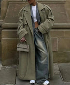 Double-Breasted Wool Belted Overcoat image 1