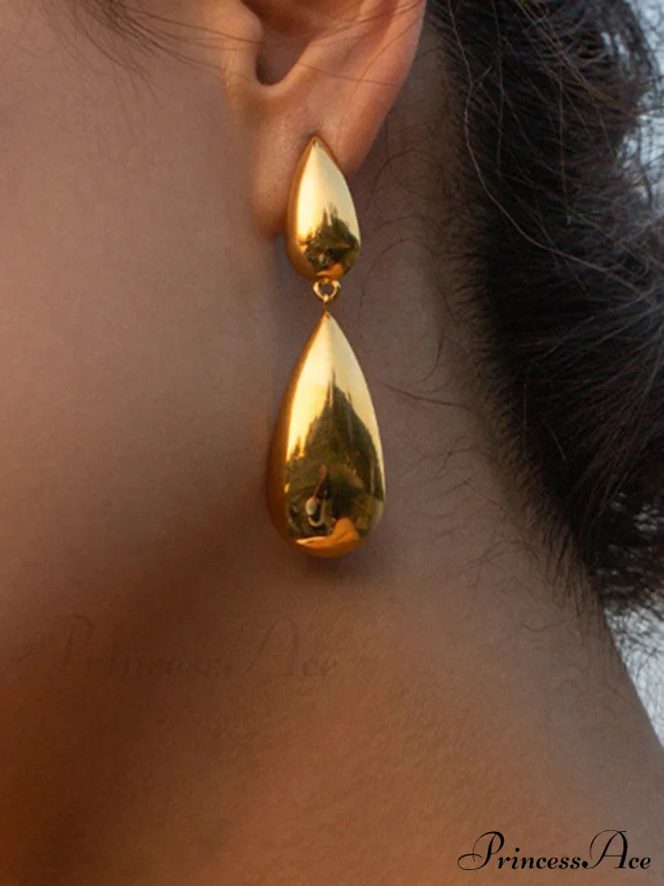 Double Charming Teardrop Earrings image 1