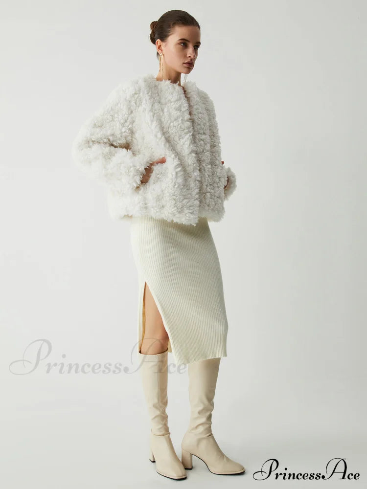 Double Pockets Graceful Fleece Jacket image 3