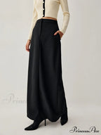 Double Pockets High Trendy Waist Maxi Skirt image 2