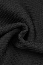 Draped Bustier Stylish Ribbed Midi Dress image 21