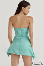 Draped Strapless Stylish Corset Dress image 21