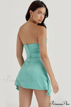 Draped Strapless Stylish Corset Dress image 20