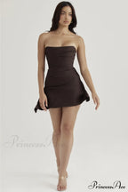 Draped Strapless Stylish Corset Dress image 17