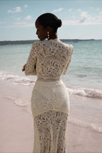 Sexy Lace Cutout Bodycon Maxi Dress image 4