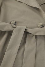 Fashionable Belted Trench Jacket image 5