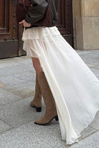 Casual Chic Asymmetrical Hem A Line Skirt image 4