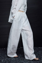 Elegant Cotton Linen Wide Leg Pant image 2