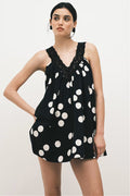 Casual Lace Dot Loose A Line Mini Dress image 1