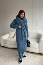 Long Stand Collar Puffer Jacket image 12