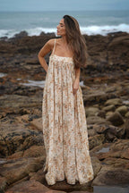 Floral Print Plus Size Sleeveless Maxi Dress image 1