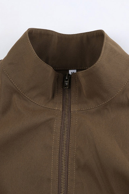 Utility Belted Zip Pocket Jacket image 10