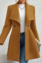 Belted Wool Long Coat image 13